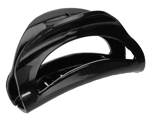 France Luxe Belle Cutout Curve Claw Clip - Black Beauty & Personal Care France Luxe