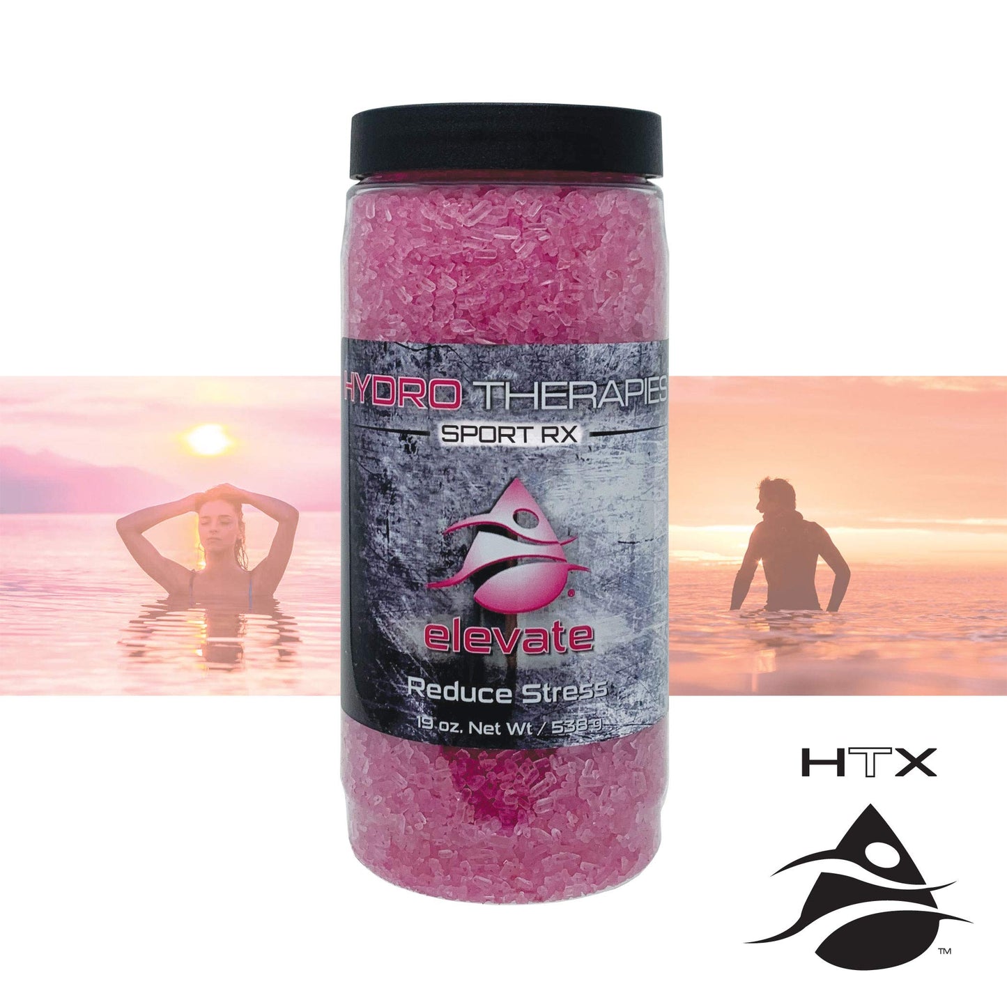 InSPAration 7491 HTX Elevate Therapies Crystals for Spa and Hot Tubs, 19-Ounce,Pink Beauty and Personal Care InSPAration