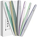 MORGLES Emery Boards Professional Grit Nail File Pack for Acrylic/Natural/Gel Nails (100/150/180/220/240/280/1000/4000 Grit) Beauty & Personal Care MORGLES