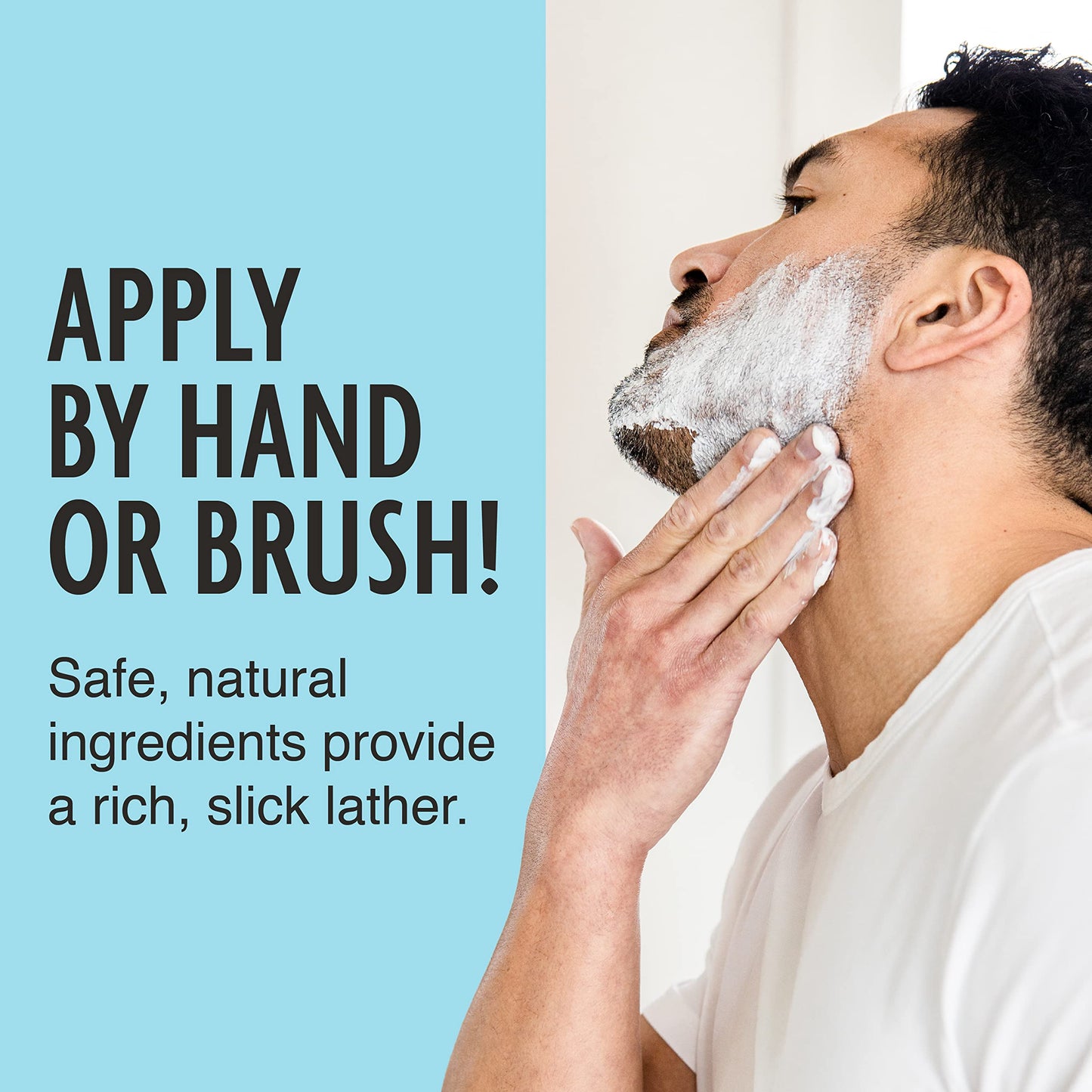 Pacific Shaving Company Clean Shaving Cream - Shea Butter + Vitamin E Shave Cream for Hydrated Sensitive Skin - Clean Formula for a Smooth Beauty & Personal Care Pacific Shaving Company