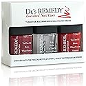 Dr’s Remedy 3 Pack Nail Polish Kit, TOTAL Two-in-One Glaze/BALANCE Brick Red/REMEDY Red - Non Toxic and Organic All Natural Enriched Nail Strengthener Beauty & Personal Care Dr.'s Remedy