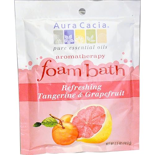 Aura Cacia Foam Bath Tangerine and Grapefruit - 2.5 oz Beauty & Personal Care Aura Cacia