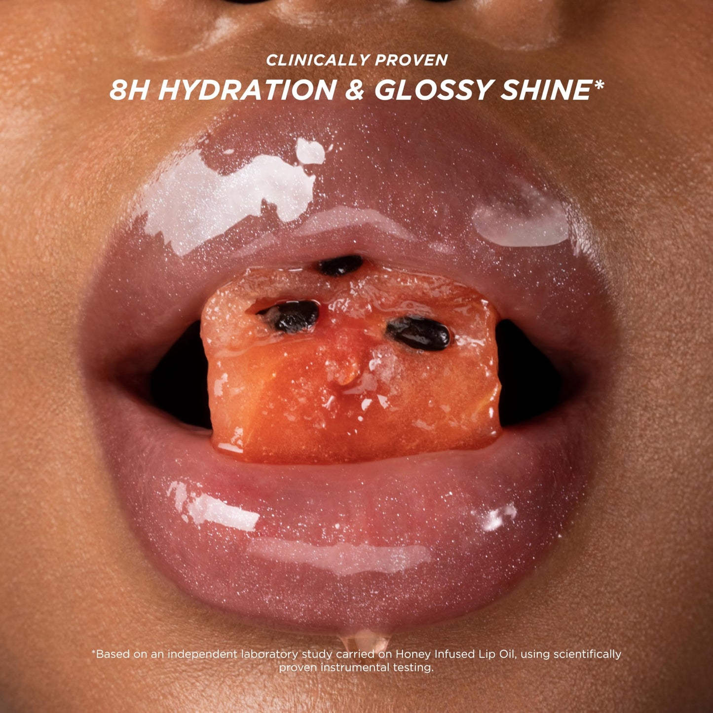 Gisou Honey Infused Lip Oil - Hydrating & Glossy Lip Oil with Mirsalehi Honey & Jojoba Seed Oil, Non-Sticky Shine, Watermelon Sugar, 0.27 Fl Oz Beauty and Personal Care Gisou