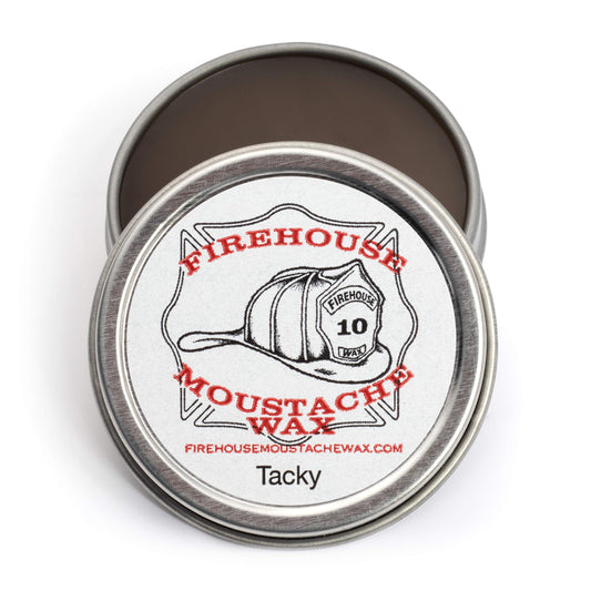Firehouse Moustache Wax - Made in USA - for Beard & Mustache Shaping - All-Weather, Naturally Scented and Colored Beard Wax (WACKY TACKY, 1 Ounce Tin) Beauty and Personal Care Firehouse Moustache Wax