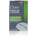 Dove Men+care Extra Fresh Body + Face Soap Bars, 3.17 (Pack of 6) Beauty & Personal Care Dove