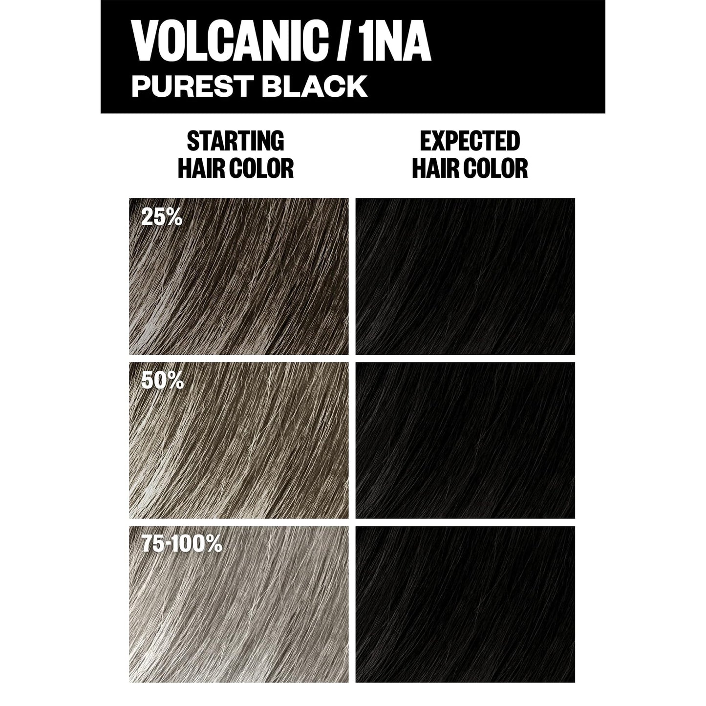 IGK Permanent Hair Dye Color Kit | 1NA Volcanic - Purest Black | 100% Gray Color Coverage + Strengthen + Shine | Ammonia Free Beauty & Personal Care IGK