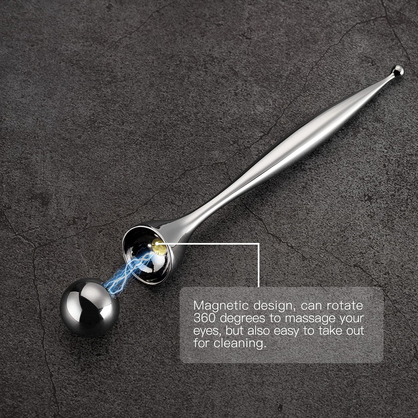 LISAPACK Metal Eye Cream Roller Wand, Face Massage, Facial Massager for Applicator, Reduce Puffiness Beauty & Personal Care LISAPACK
