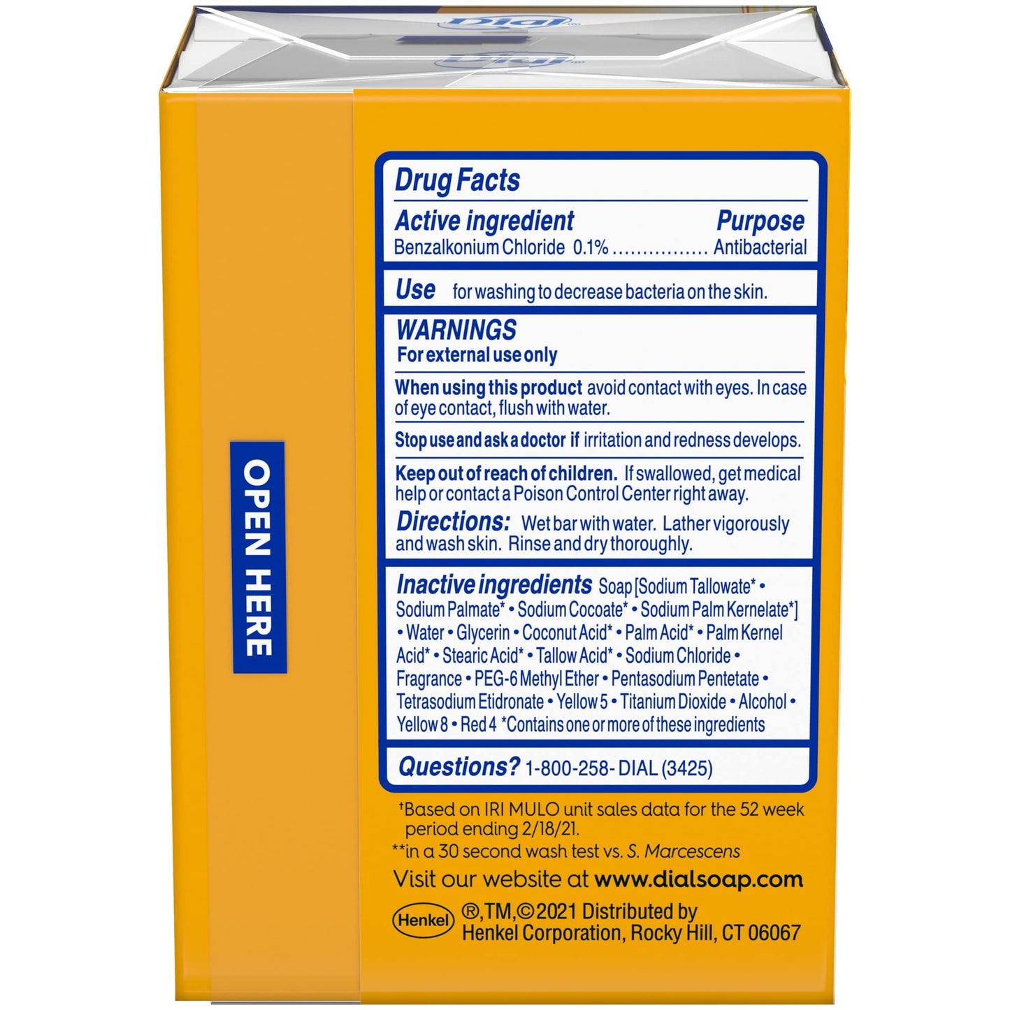 Dial Gold Antibacterial Deodorant Bar Soap, 3.2 Ounce, (Pack of 2) Beauty & Personal Care Dial