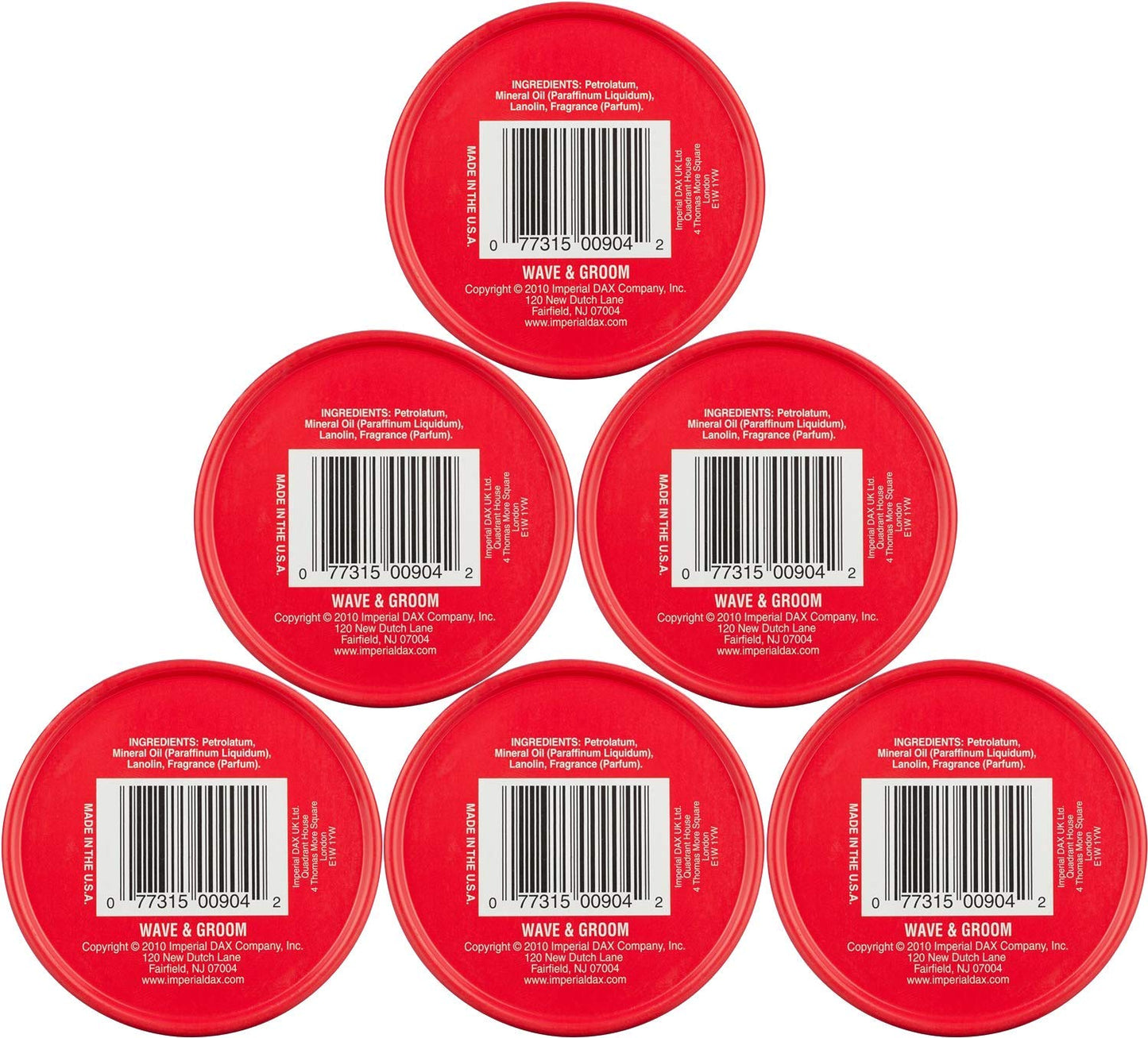 Dax Wave and Groom Hair Dress, 3.5-Ounce Jars (Pack of 6) Beauty & Personal Care DAX