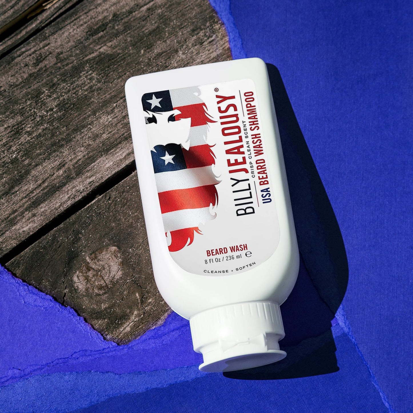 Billy Jealousy USA Beard Wash for Men Enriched With Softening & Hydrating Aloe Plus Strengthening and Conditioning Green Tea Extracts for Manageable Beauty & Personal Care Billy Jealousy
