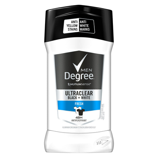 Degree Men UltraClear Antiperspirant Protects from Deodorant Stains Fresh Mens Deodorant 2.7 oz Beauty and Personal Care Degree