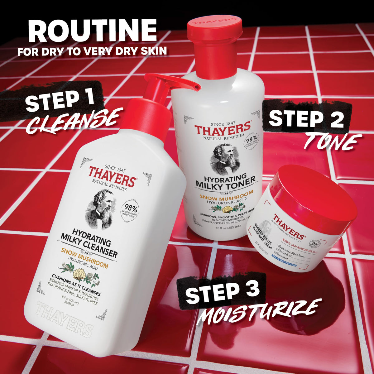 THAYERS Barrier Bestie Ultra Whip Face Cream, Moisturizer with Sugarcane Squalane and Ceramides, Skin Care for Dry to Very Dry Skin, 2.0 Oz Beauty & Personal Care THAYERS