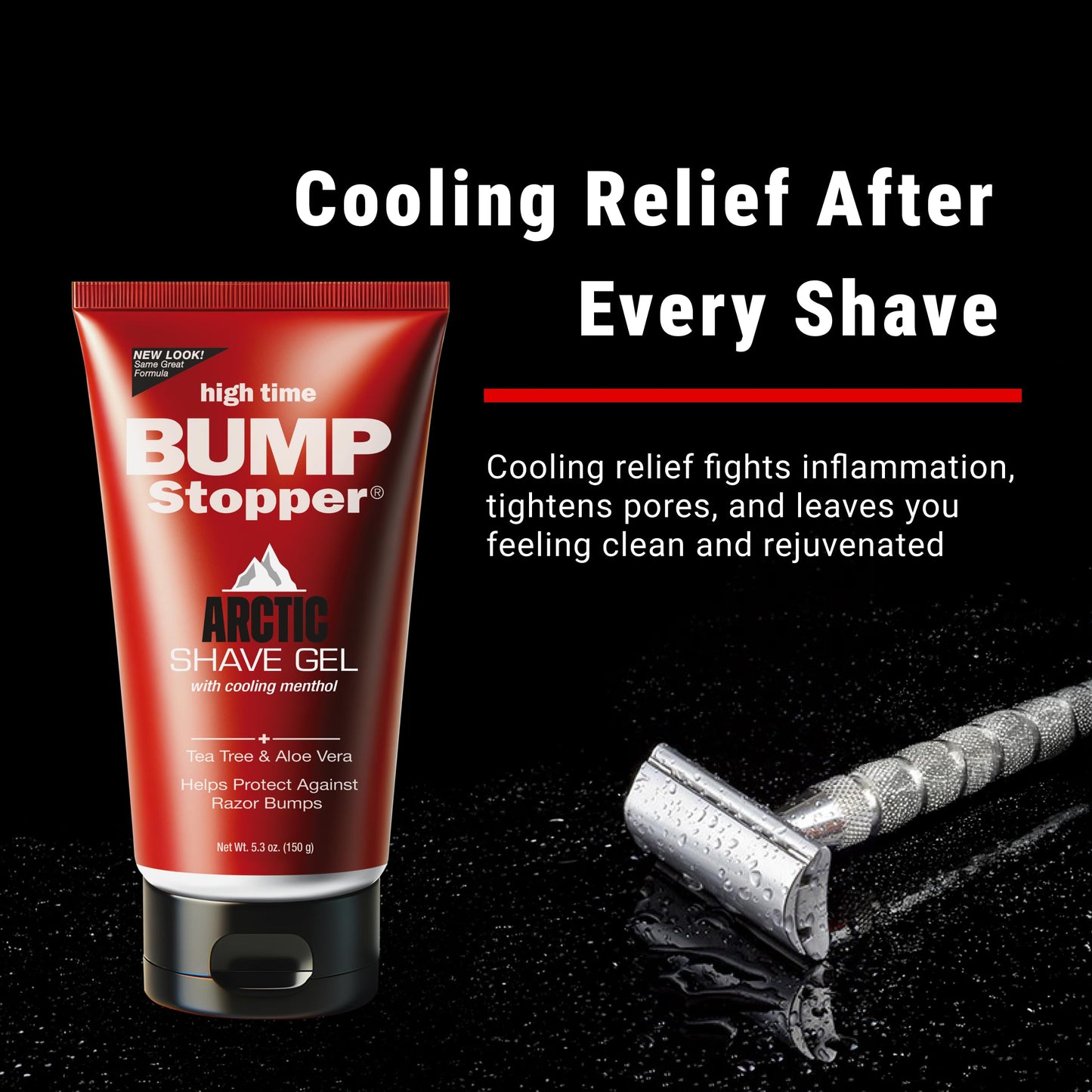 High Time Bump Stopper Shave Gel Arctic Haze 5.3 Ounce (156ml) (2 Pack) Beauty & Personal Care high time