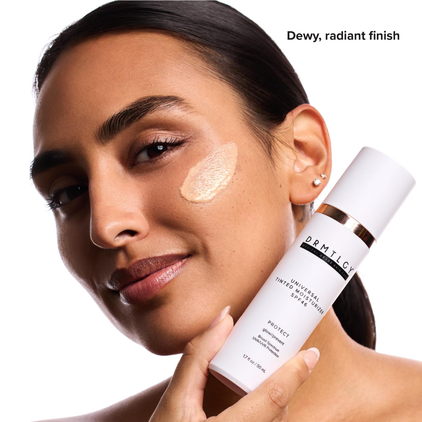 DRMTLGY Universal Tinted Moisturizer SPF 46 - Hydrating Dewy Tinted Sunscreen for Face with Zinc Oxide & Octinoxate - Niacinamide & Hyaluronic Acid Beauty and Personal Care DRMTLGY