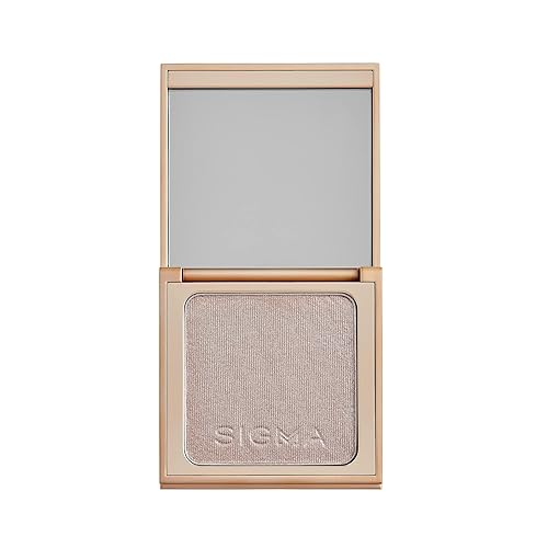 Sigma Beauty Highlighter Makeup - Illuminating Highlighting Powder for Face, Sheer Glimmer Face Highlighter for Cheeks, Cupid’s Bow, & Brow Bone Beauty & Personal Care Sigma Beauty