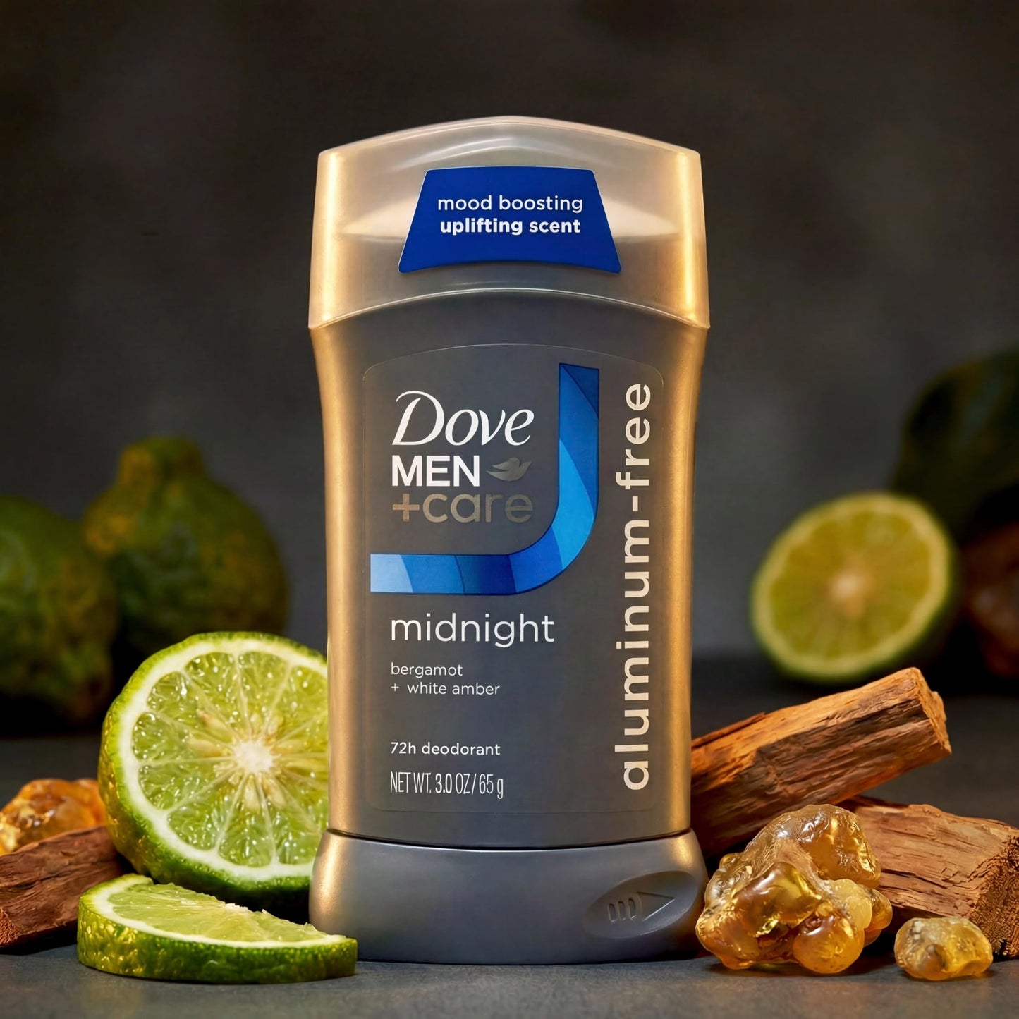 DOVE MEN + CARE Aluminum‑Free Deodorant Stick for Men, Bergamot & White Amber Mood Boosting Scent, 72h Odor Protection, 3 oz Beauty and Personal Care DOVE MEN + CARE