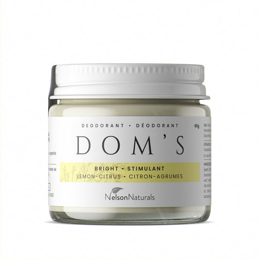 Nelson Naturals Bright Lemon Citrus Deodorant 68g Beauty and Personal Care Nelson Naturals