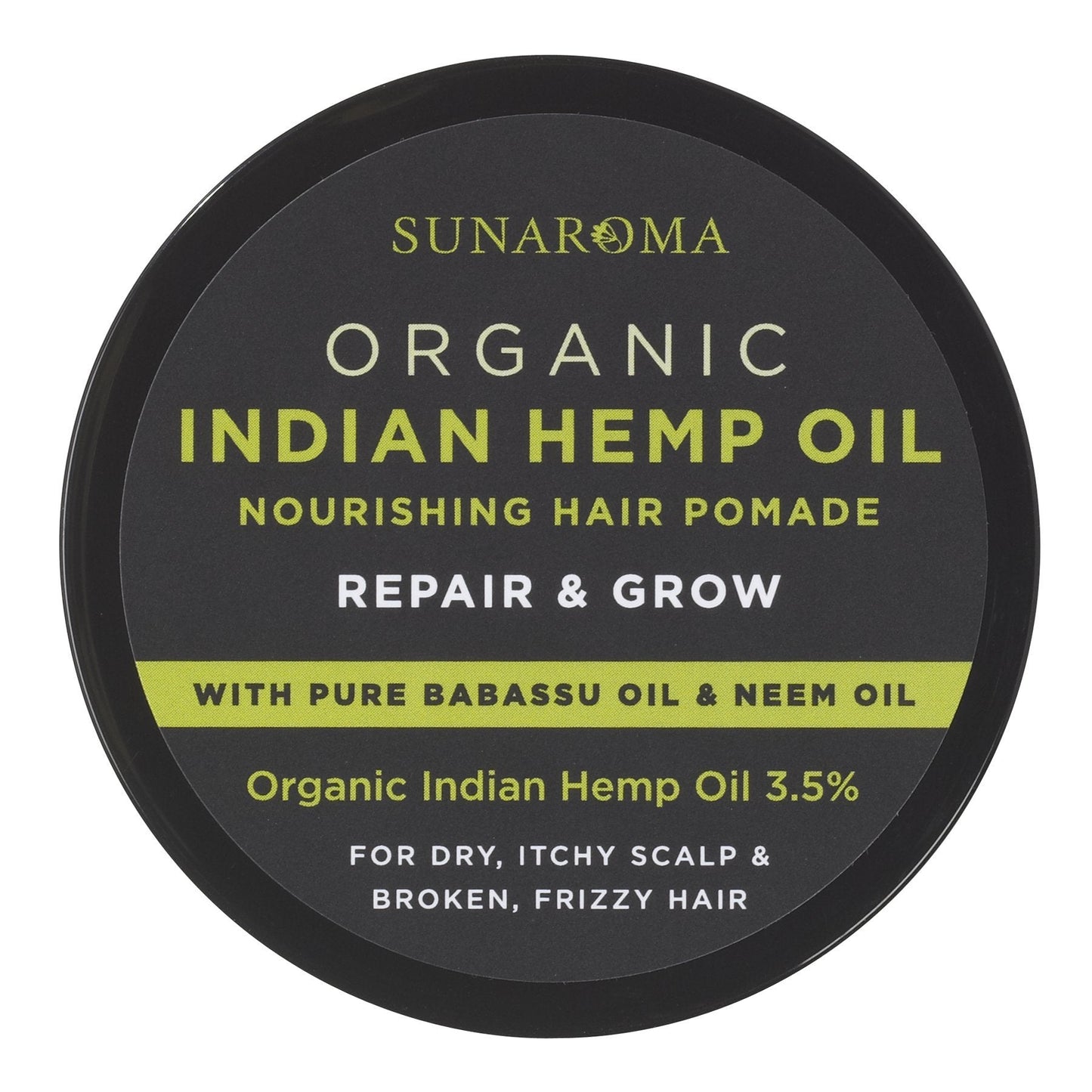 SUNAROMA Organic Hair Pomades (Indian Hemp Oil) Beauty & Personal Care SUNAROMA