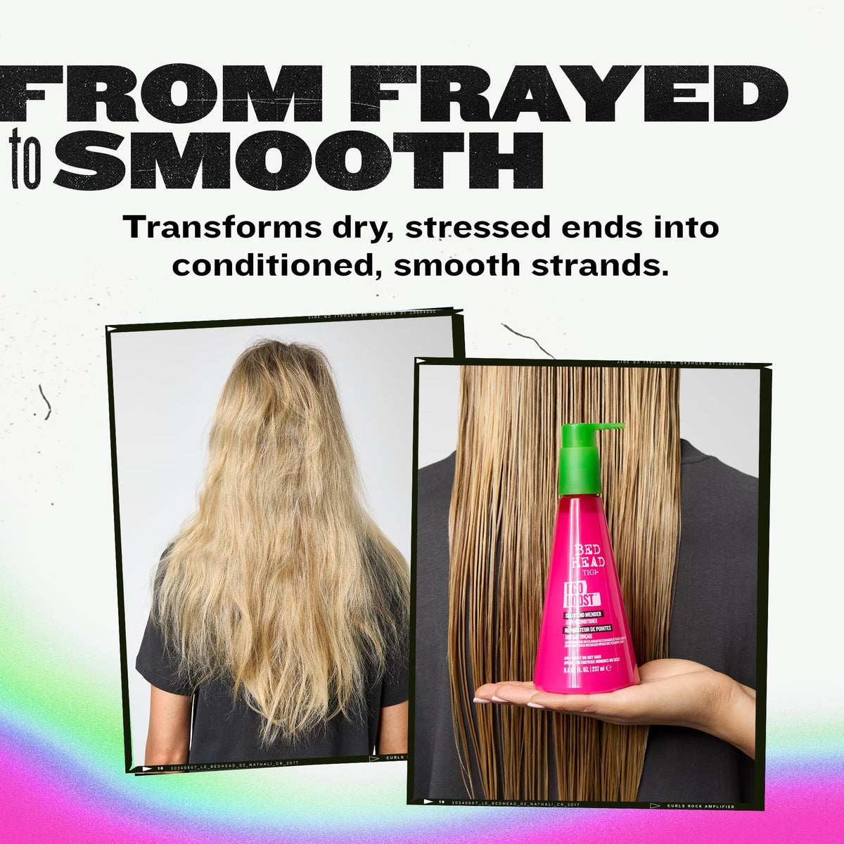 Bed Head by TIGI Ego Boost Leave In Hair Conditioner - Professional Repair Treatment for Dry, Damaged Hair with Split Ends, Anti Frizz, Moisturising