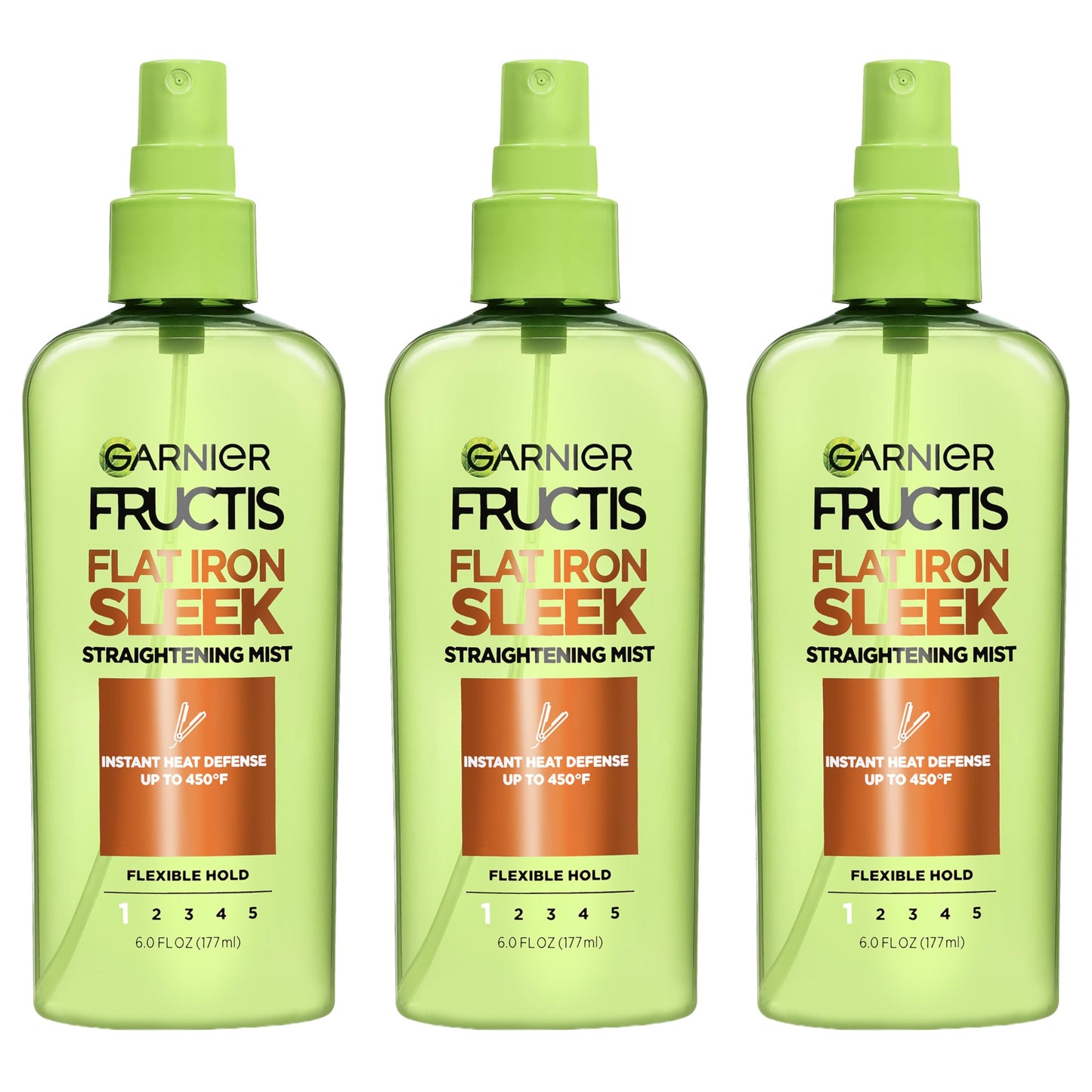 Garnier Fructis Style Flat Iron Perfector Straightening Mist for Heat Protection, Argan Oil, 6.0 Fl Oz, 3 Count (Packaging May Vary) Beauty & Personal Care Garnier