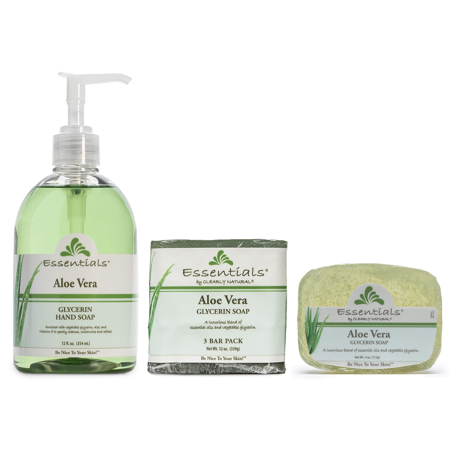 Pure & Natural Glycerine Soap; Aloe Vera Beauty & Personal Care Clearly Natural