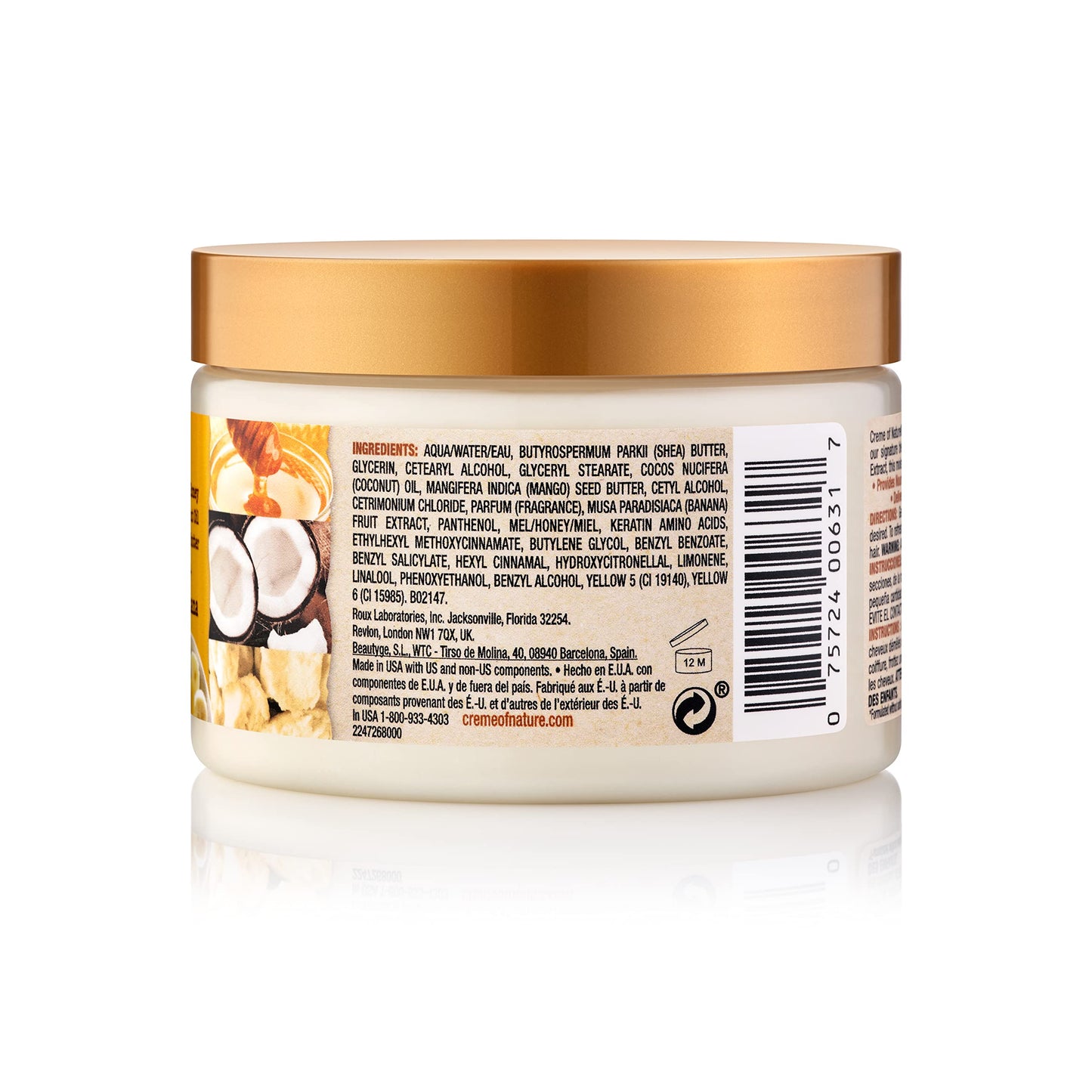 Creme of Nature, Curl Pudding, Pure Honey and Banana Collection, For Over Processed Damages Hair, 4.7 Fl Oz Beauty & Personal Care Creme of Nature