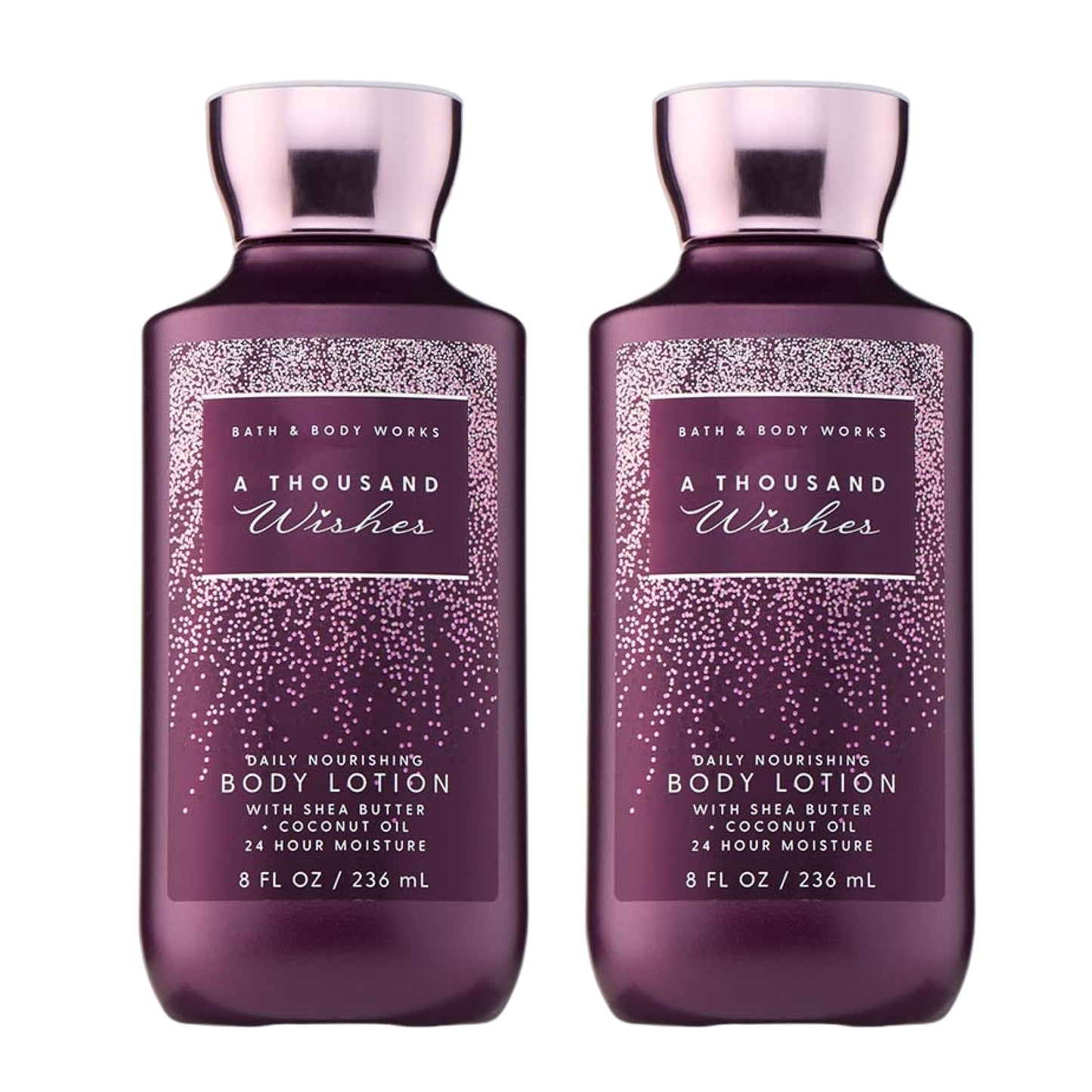 Bath & Body Works A Thousand Wishes Body Lotion, Lightweight Daily Moisturizer with Shea Butter & Coconut Oil, Sparkling Prosecco & Peony Scent, 8 fl Beauty & Personal Care Bath & Body Works