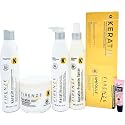 Firenze Professional Keratin Kit: Shampoo 10.1fl oz, Mask 13.5 Fl oz, Intense Conditioning complex 10.1 Fl oz, Protein Spray 10.1 Fl Oz & Keratin Beauty & Personal Care Firenze Professional