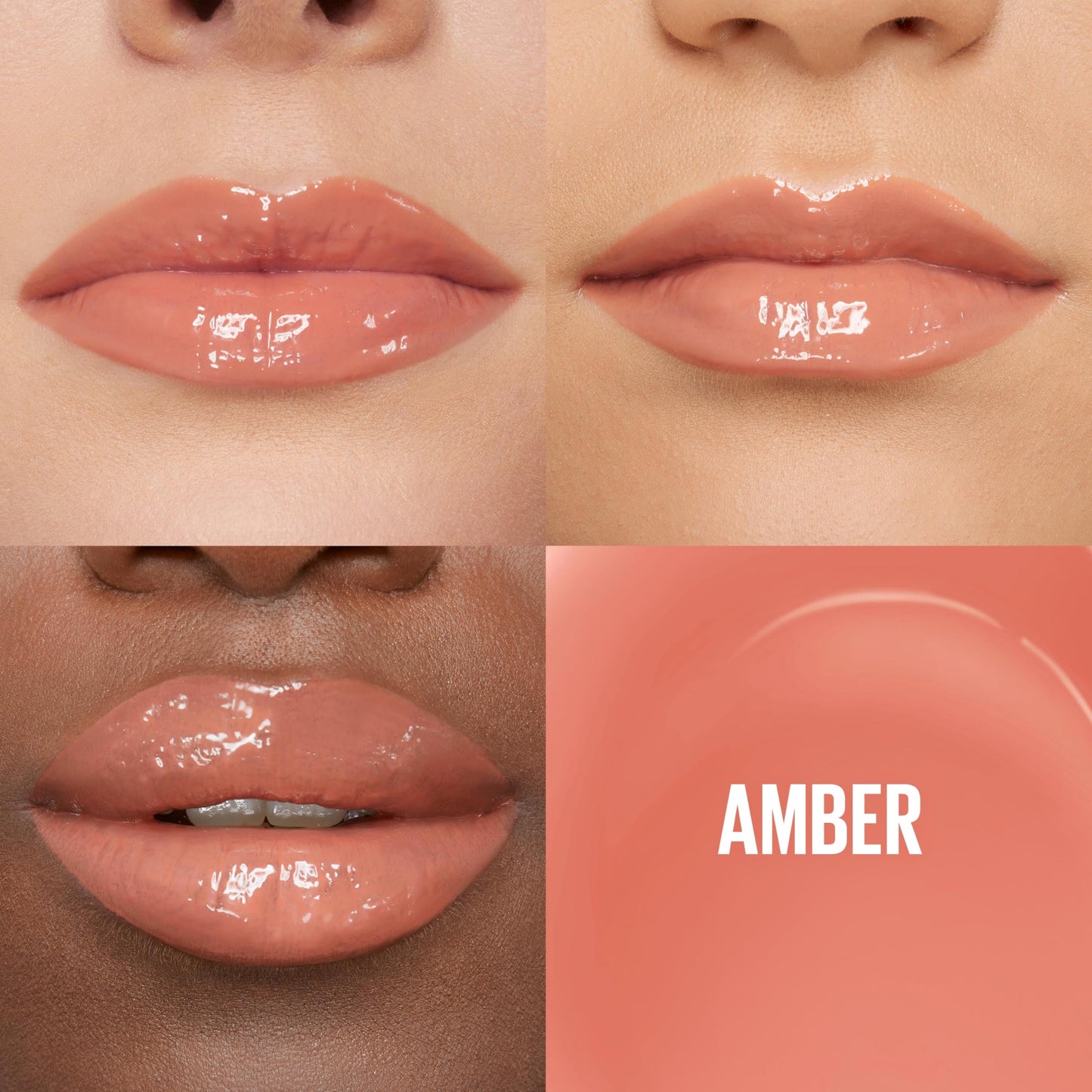 Maybelline Lifter Gloss, Hydrating Lip Gloss with Hyaluronic Acid, High Shine for Plumper Looking Lips, Amber, Cream Neutral, 0.18 Ounce Beauty & Personal Care MAYBELLINE