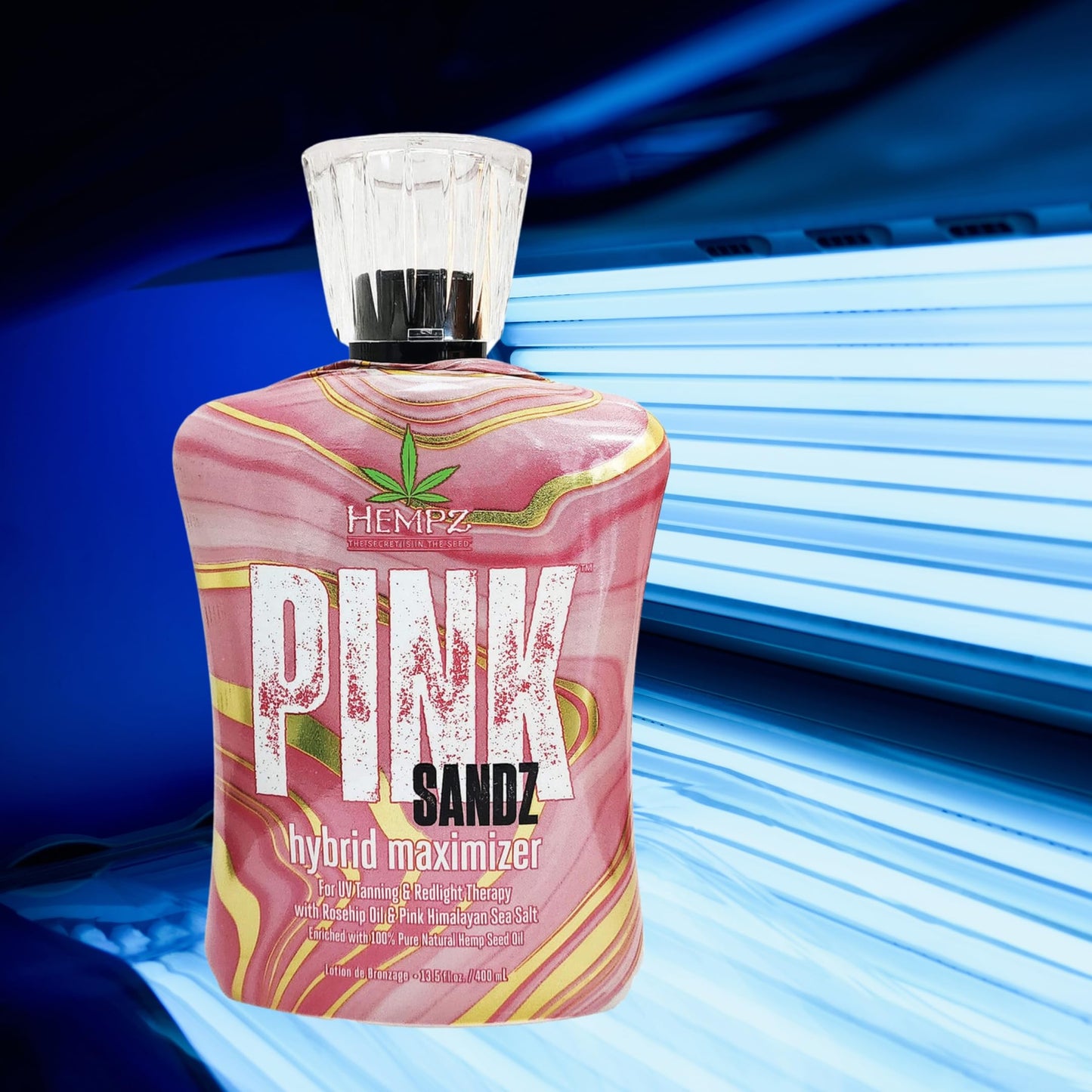 Hempz Pink Sandz Hybrid Maximizer for UV Tanning & Redlight Therapy 13.5oz Beauty & Personal Care Hempz