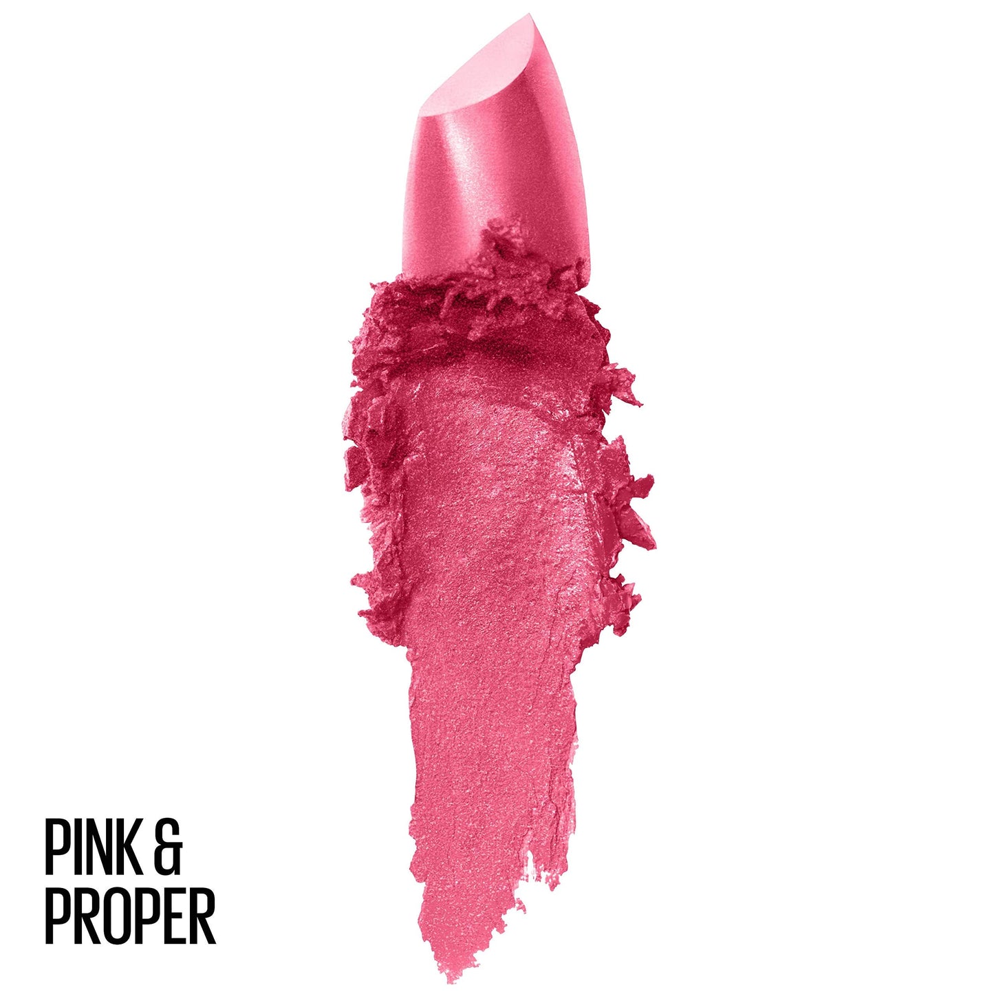 Maybelline Color Sensational Lipstick, Lip Makeup, Cream Finish, Hydrating Lipstick, Pink & Proper, Coral Pink ,1 Count Beauty & Personal Care MAYBELLINE