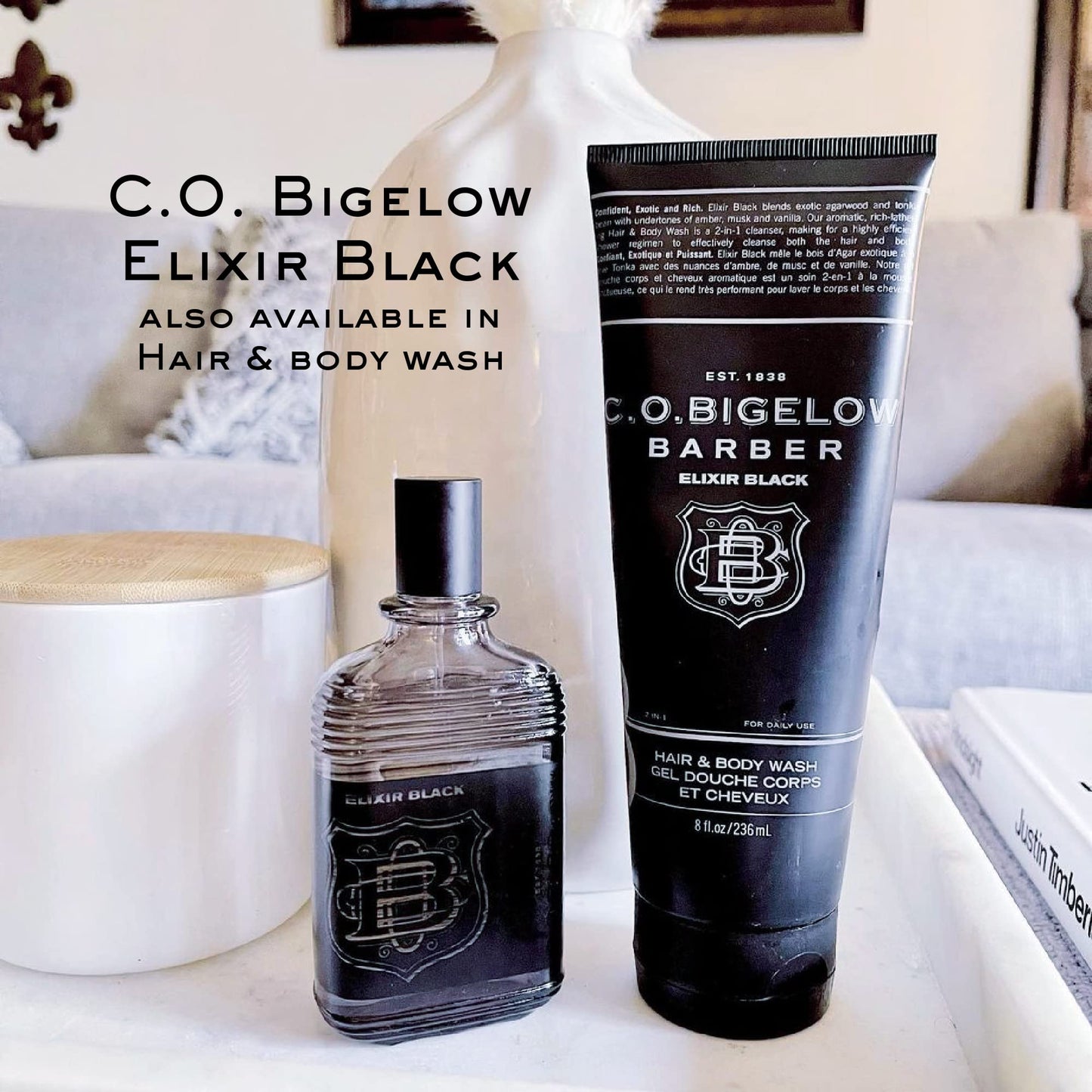 C.O. Bigelow Elixir Black Cologne for Men, Musk & Vanilla Fragrance, Long Lasting Men's Cologne, Elixir Perfume for Men, 2.5 Fl Oz Beauty & Personal Care C. O. Bigelow