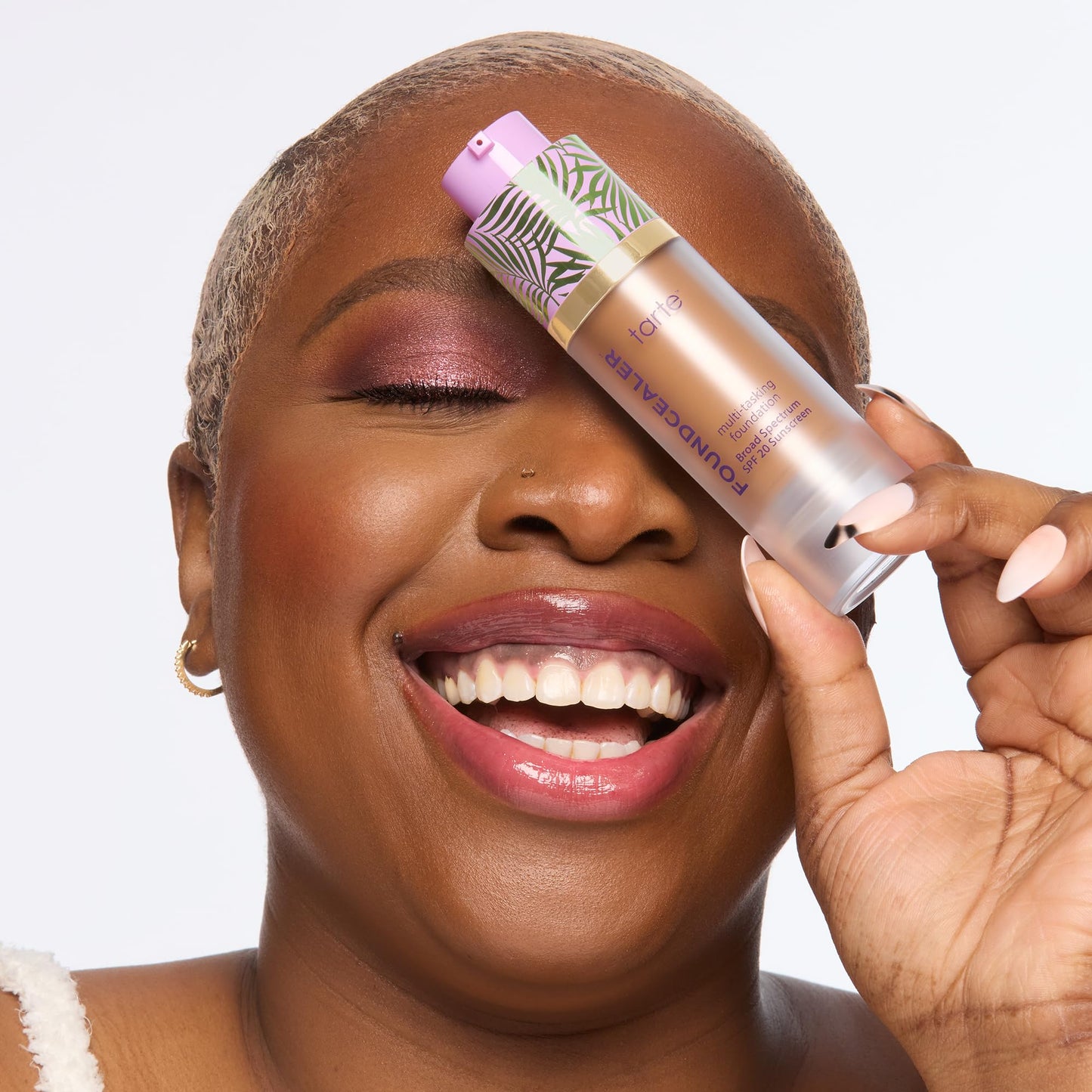 tarte babassu foundcealer dewy foundation Broad Spectrum SPF 20 Sunscreen - Foundation & Concealer in 1, Vegan Skincare Makeup, Medium Coverage Beauty & Personal Care tarte