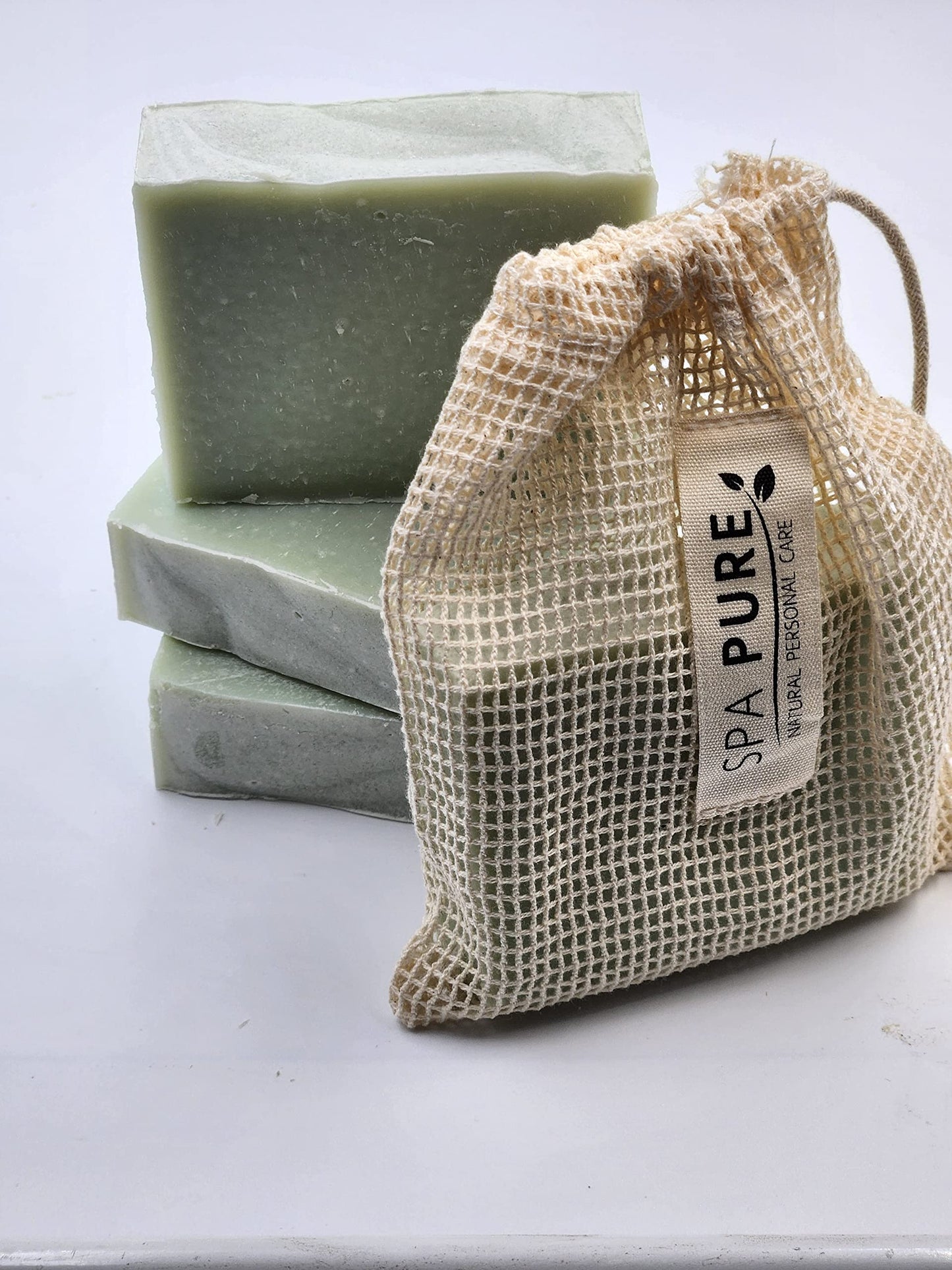 Spa Pure Aromatherapy Luxury Soap, made with plant based ingredients, essential oils, all natural, 4.5 oz each (Citrus Mint) Beauty & Personal Care Spa Pure