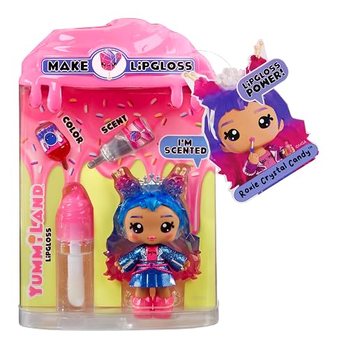 Yummiland Lip Gloss Doll - Roxie Crystal Candy, with DIY Lip Gloss Kit, Ages 4+ Beauty & Personal Care Yummiland