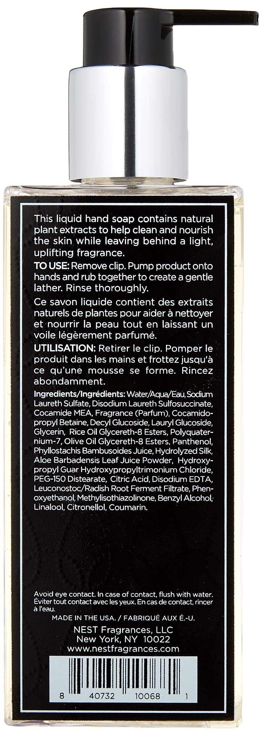 NEST Fragrances Scented Liquid Hand Soap- Cedar Leaf & Lavender , 10 fl oz Beauty & Personal Care NEST Fragrances