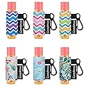 6 Pack Compact Clip-On Lipstick Holder Premium Release Clip Neoprene Sleeve Lip Balm with Clip Fits Most Standard Lip Balm, Large Beauty & Personal Care Homakover