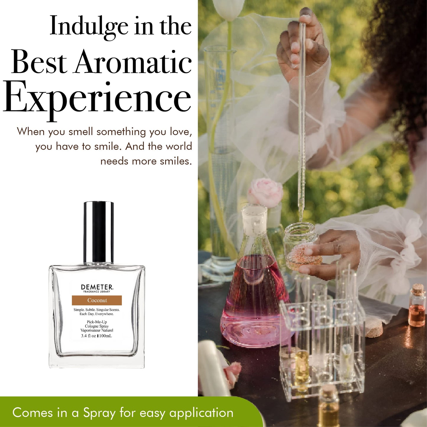 DEMETER Fragrance Library 3.4 oz Cologne Spray - Coconut Beauty & Personal Care DEMETER