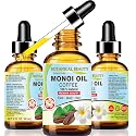 Botanical Beauty MONOI OIL COFFEE. Frangipani flowers in Coconut Oil with Coffee aroma. 100% Natural Pure for FACE, SKIN, BODY, HAIR, NAILS. Luxury Beauty & Personal Care Botanical Beauty