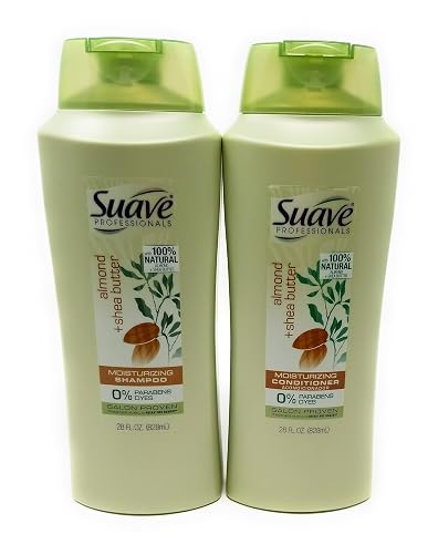 Suave Professional Almond and Shea Butter Shampoo and Conditioner 2 Pack 28 FL OZ Each Beauty & Personal Care Suave