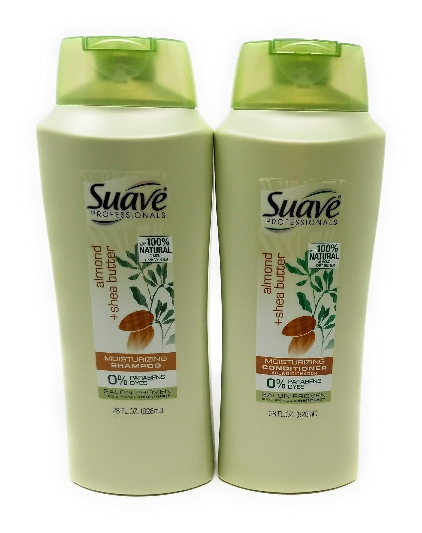 Suave Professional Almond and Shea Butter Shampoo and Conditioner 2 Pack 28 FL OZ Each Beauty & Personal Care Suave