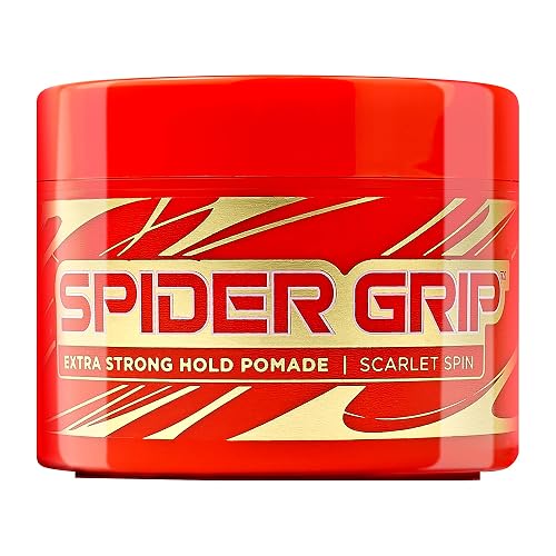 Style Factor Spider Grip Extra Strong Hold Pomade for Men and Women - Castor Oil and Biotin for High Shine and Healthy, Long-Lasting Control Beauty & Personal Care Style Factor