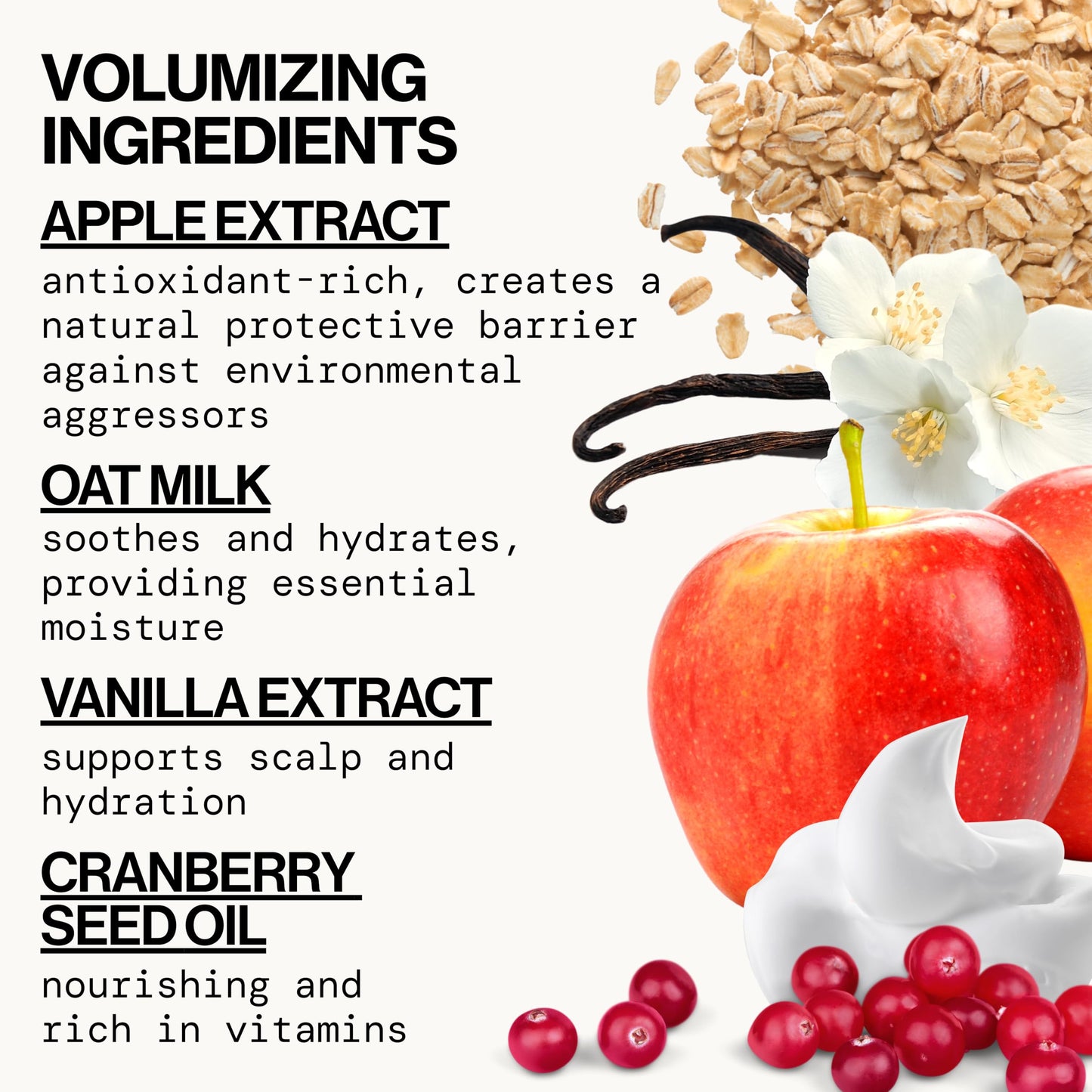 Pacifica Hair Mousse - Vanilla Oat Milk - Light Hold for Soft Volume & Hydration with Touchable Hold, Delightful Vanilla Scent, Vegan & Cruelty-Free Beauty & Personal Care Pacifica