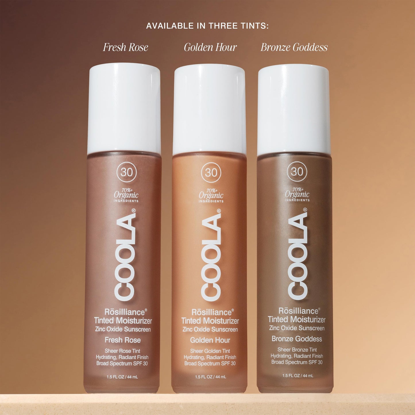 COOLA Organic Rosilliance BB Cream with SPF 30, Tinted Moisturizer Sunscreen & Foundation, Dermatologist Tested, Bronze Goddess, 1.5 Fl Oz Beauty & Personal Care COOLA