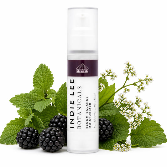 Bloom Balance Lightweight Face Moisturizer - Hydrating Clean Daily Moisturizer with Botanical Extracts | Non-Greasy Cream for Balanced, Radiant Skin | Beauty & Personal Care Indie Lee