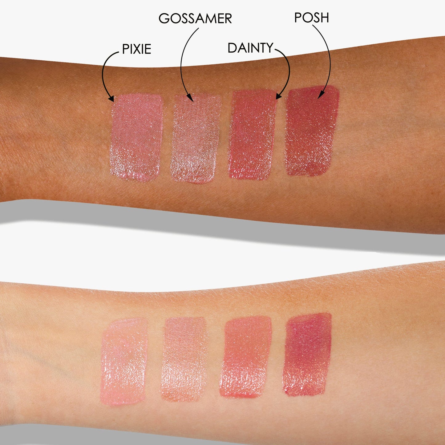 LONDONTOWN Pixie, Milky Pink, Plush Shine Lip Gloss Tube, Deep Hydrating High Shine Sheer Tint Non-Sticky Conditioning Balm Beauty & Personal Care LONDONTOWN