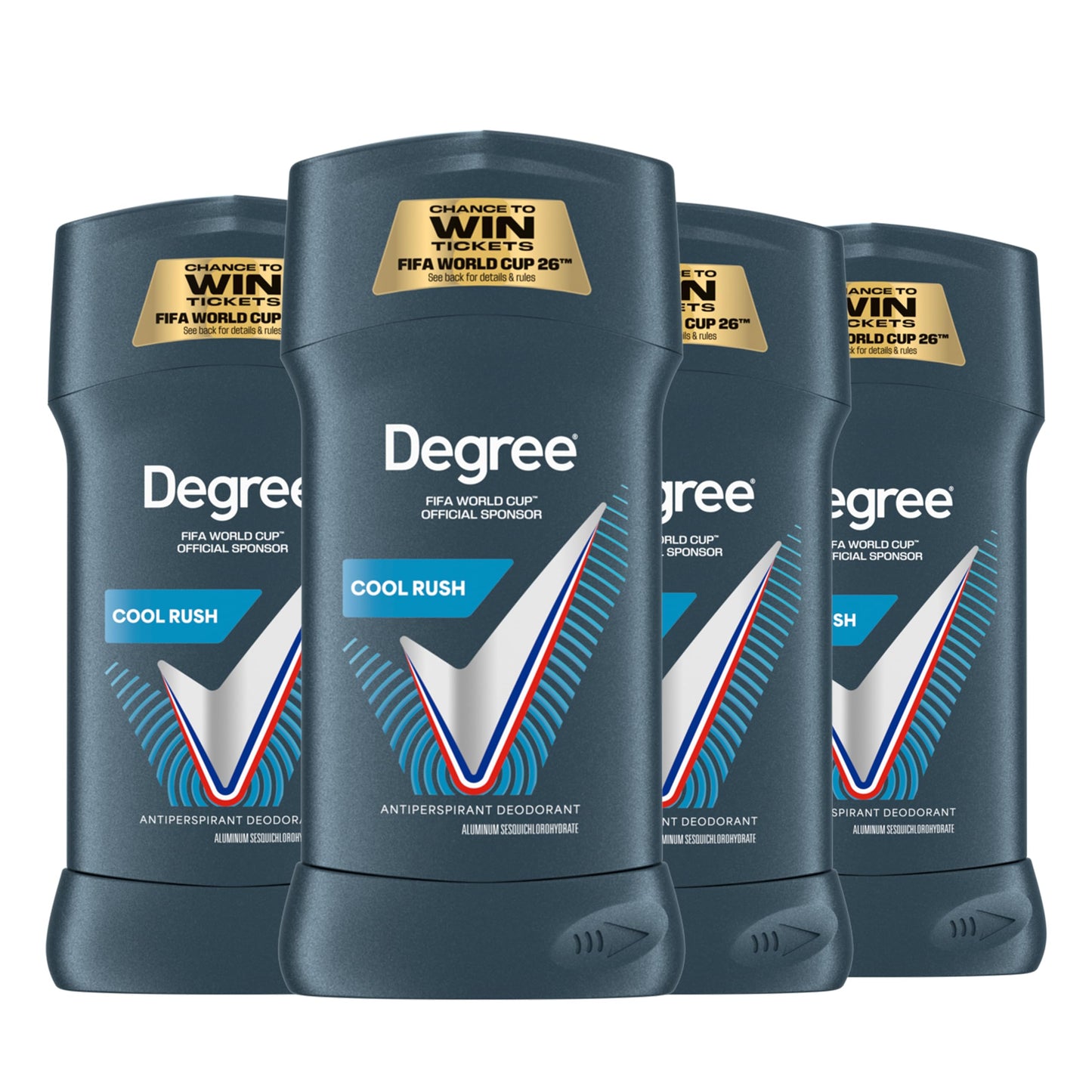 Degree Men Advanced Protection Antiperspirant Deodorant 4 count Cool Rush 72-Hour Sweat and Odor Protection Antiperspirant For Men With MotionSense Beauty and Personal Care Degree