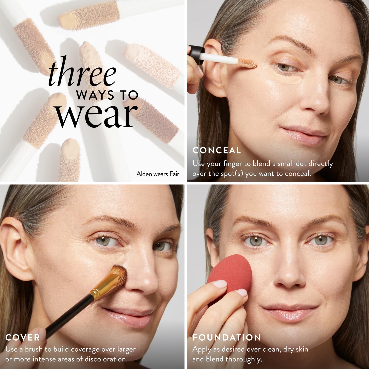LAURA GELLER NEW YORK The Ideal Fix Concealer - Porcelain - Buildable Medium to Full Coverage Liquid Concealer - Covers Under Eye Dark Circles Beauty & Personal Care LAURA GELLER NEW YORK