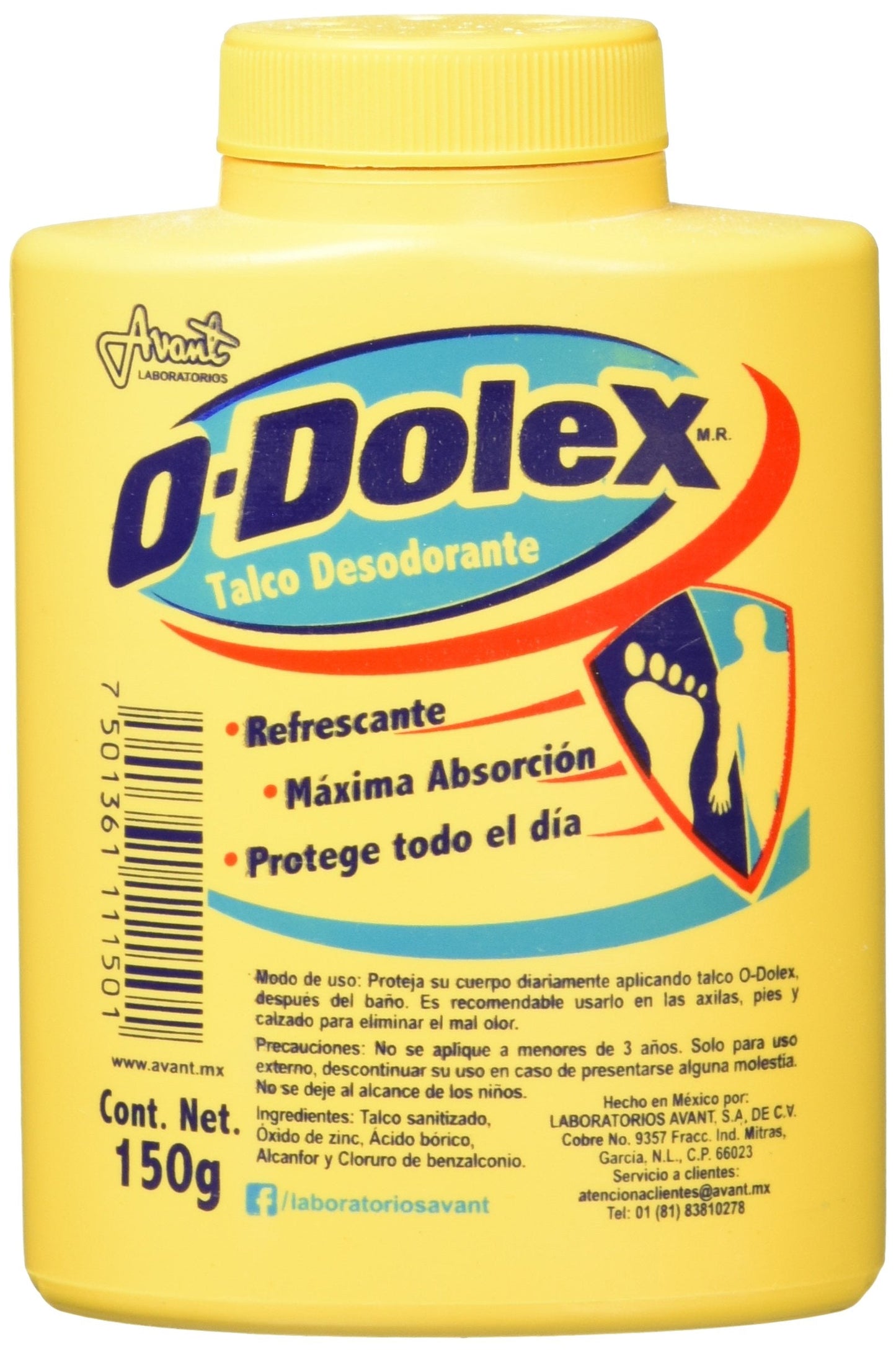 Odolex Deodorant Talcum Powder (Talco Desodorante) 150g Beauty and Personal Care Odolex