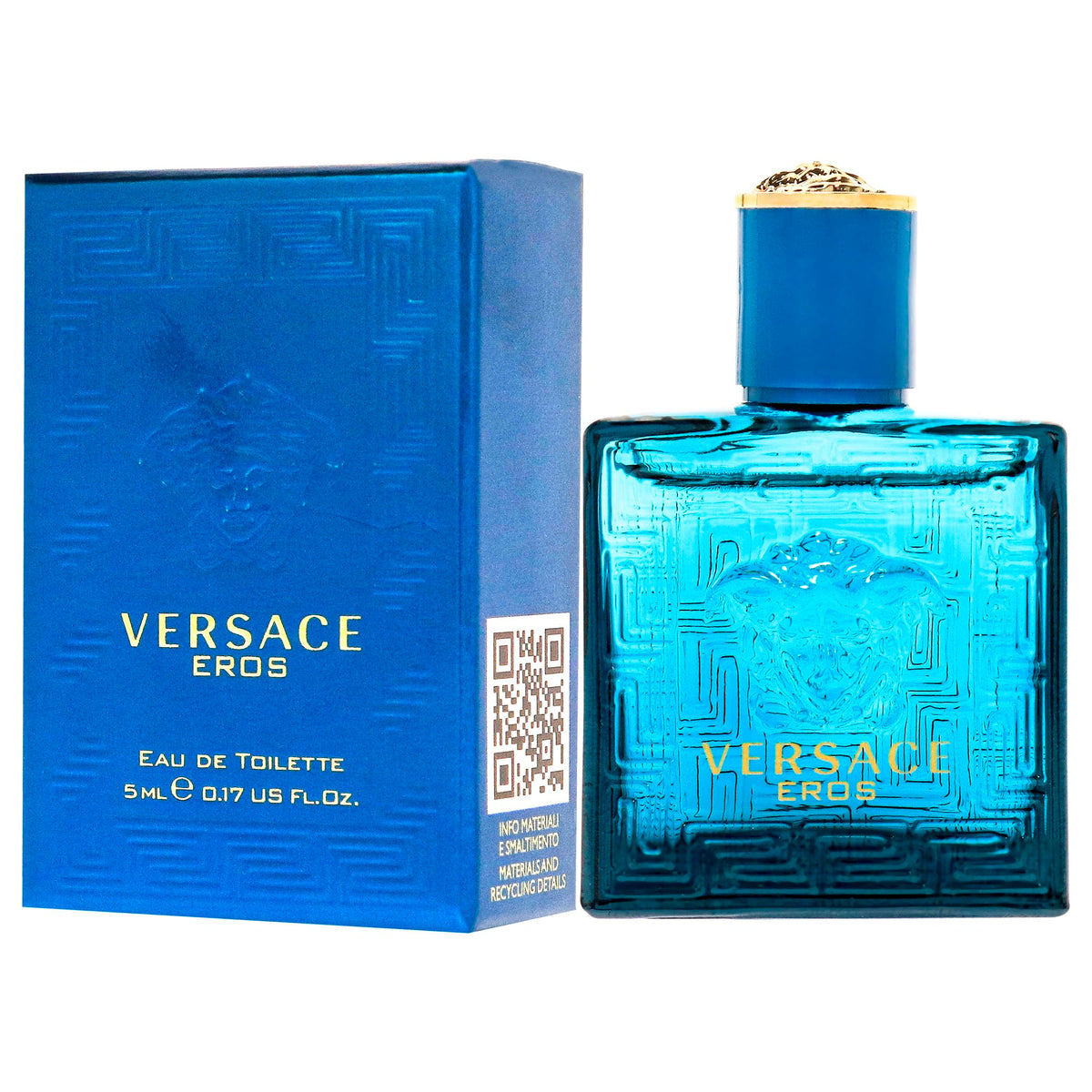 Versace Eros EDT Cologne, 0.17 Ounce